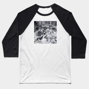 Dark Snow Baseball T-Shirt